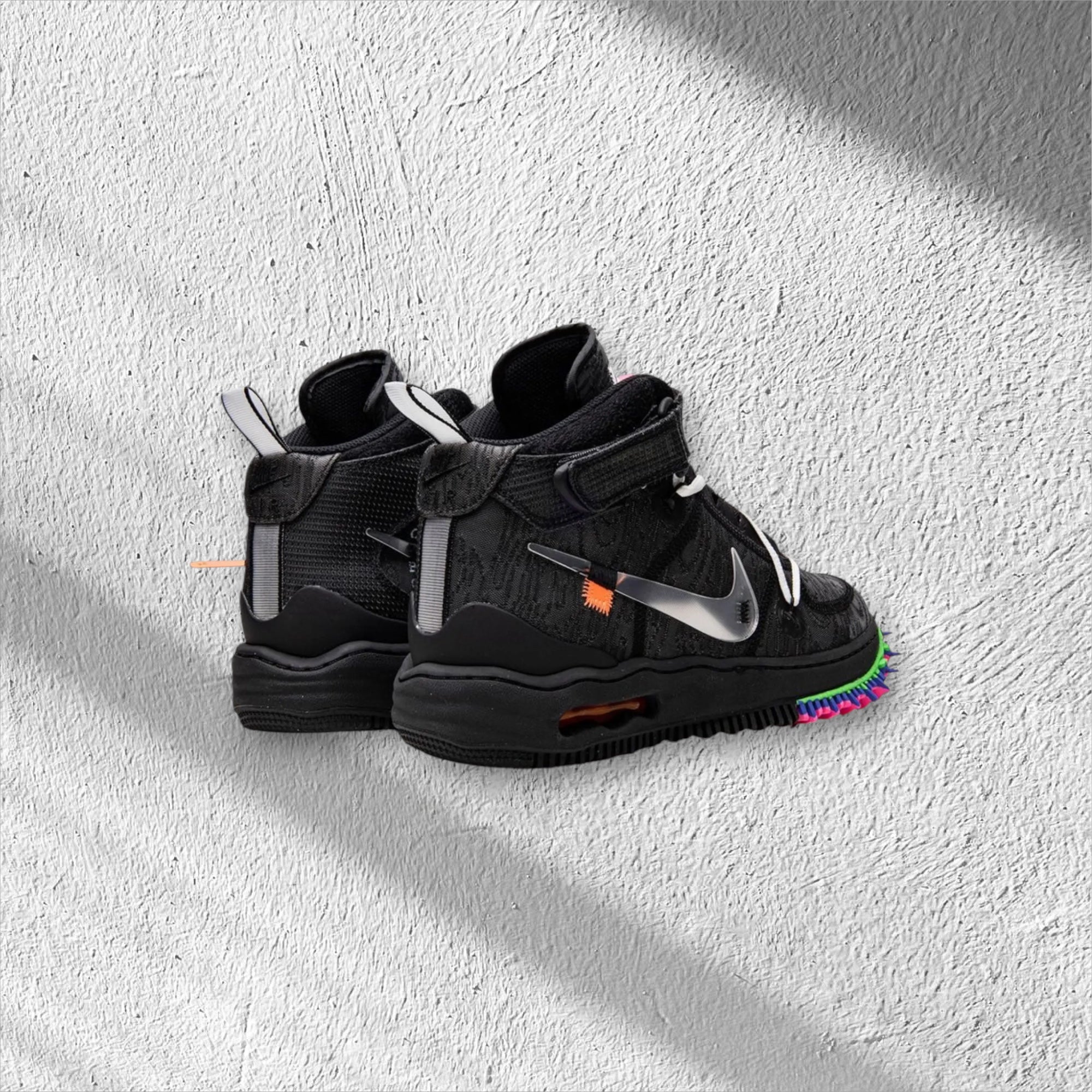 Nike x Off-White Air Force 1 Mid SP 'Black/Clear-Black'