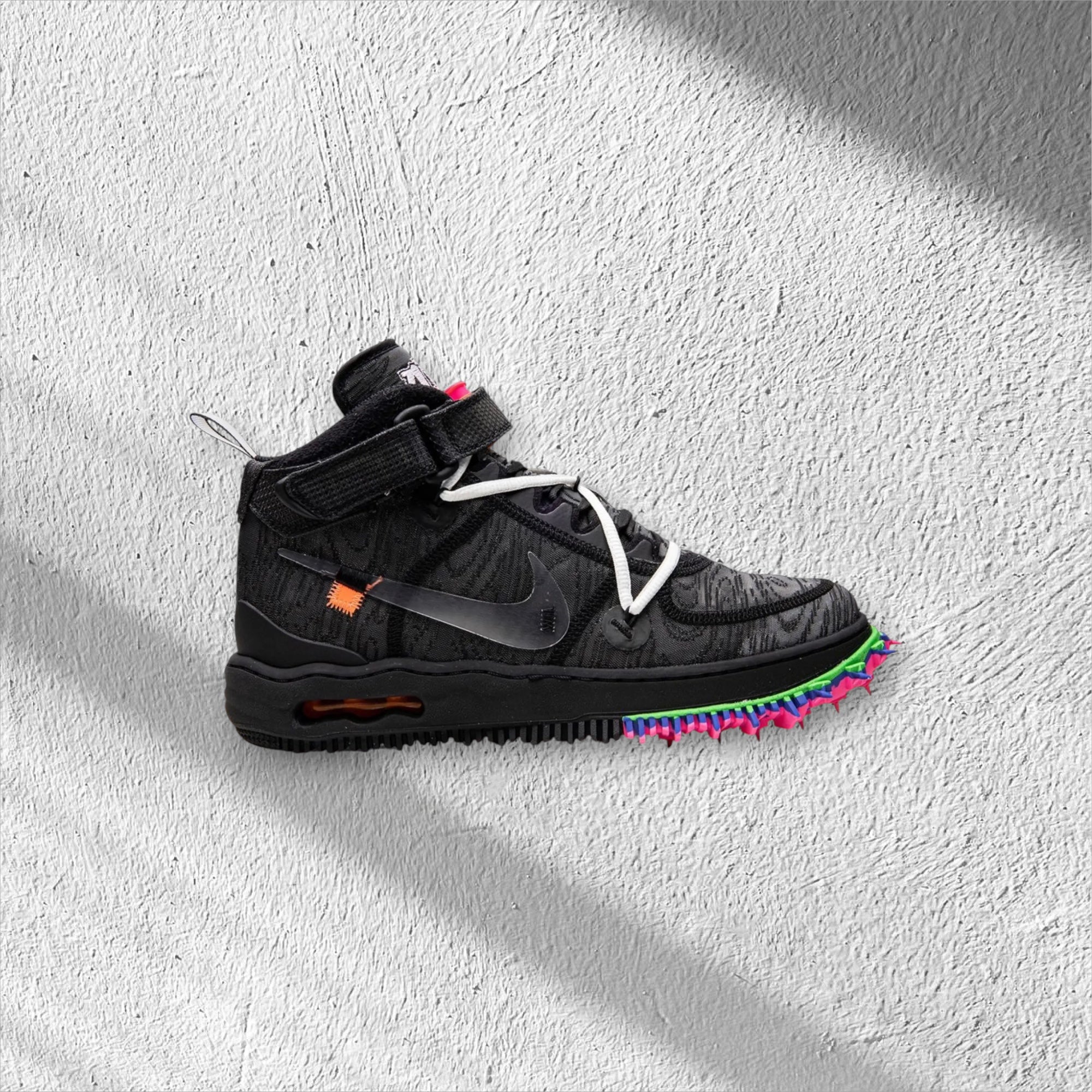 Nike x Off-White Air Force 1 Mid SP 'Black/Clear-Black'