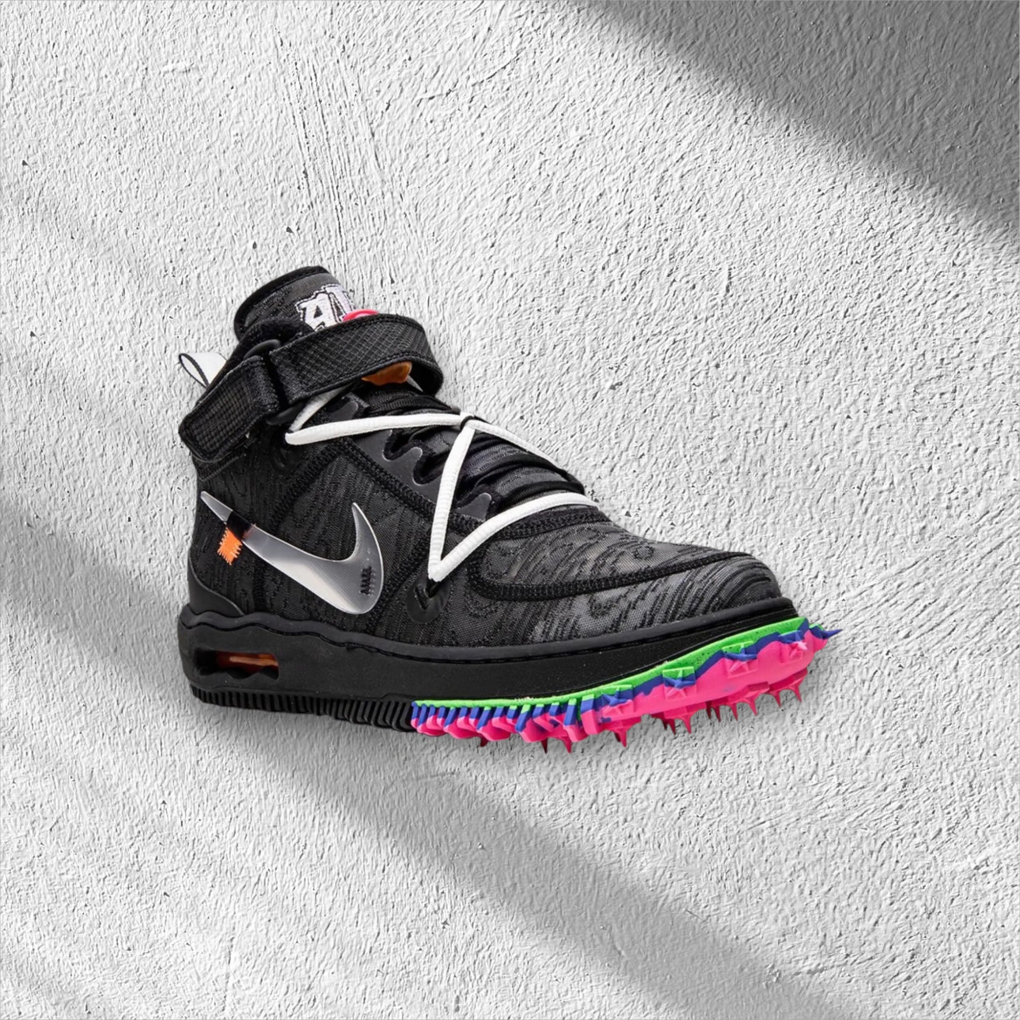Nike x Off-White Air Force 1 Mid SP 'Black/Clear-Black'