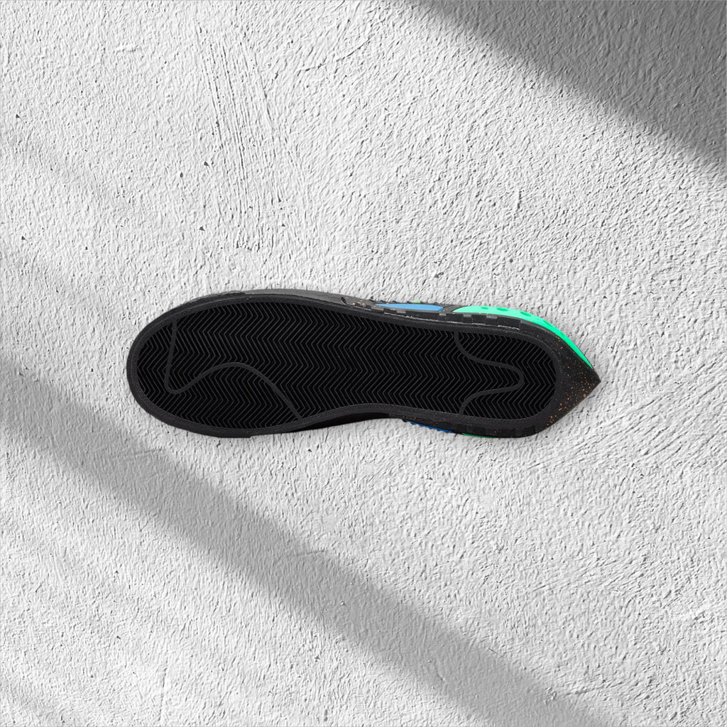 Off-White x Nike Blazer Low "Black/Electro Green'