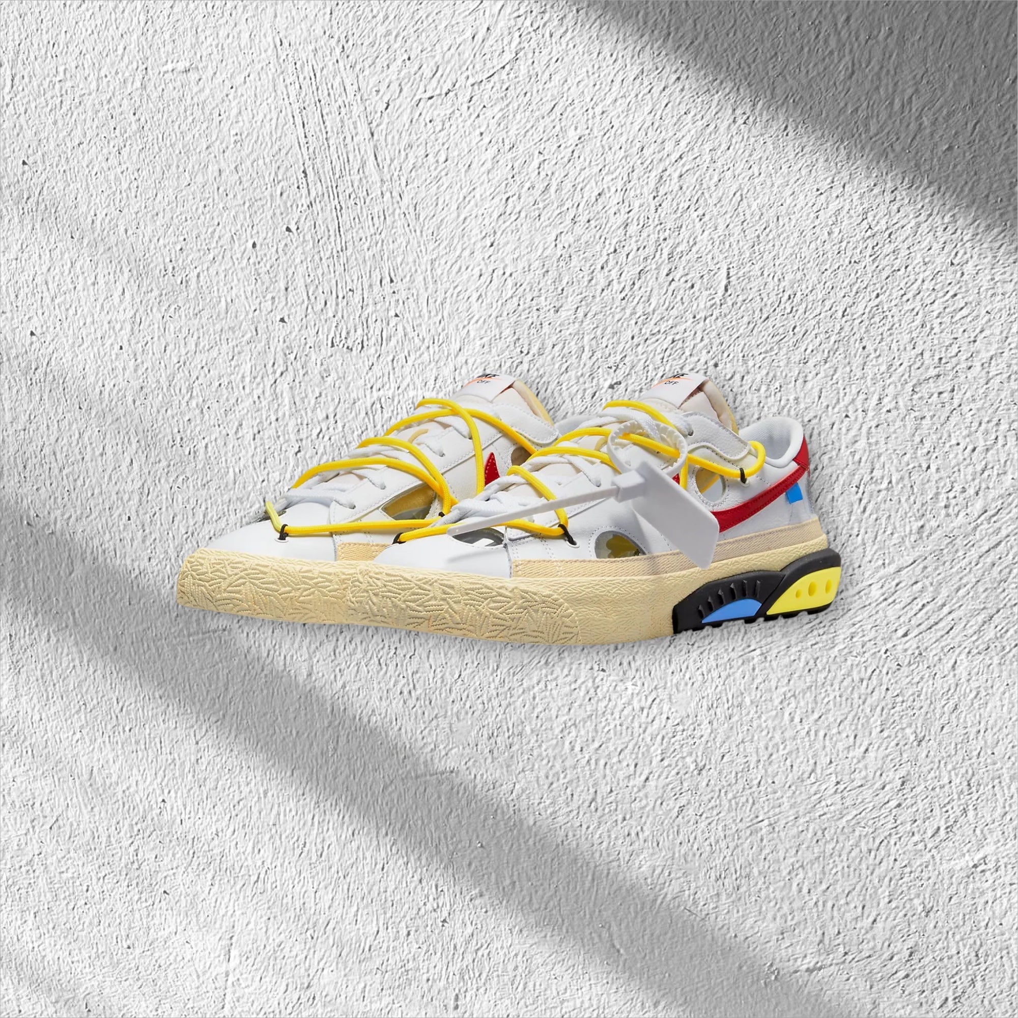 Off-White x Nike Blazer Low 'White/ University Red'