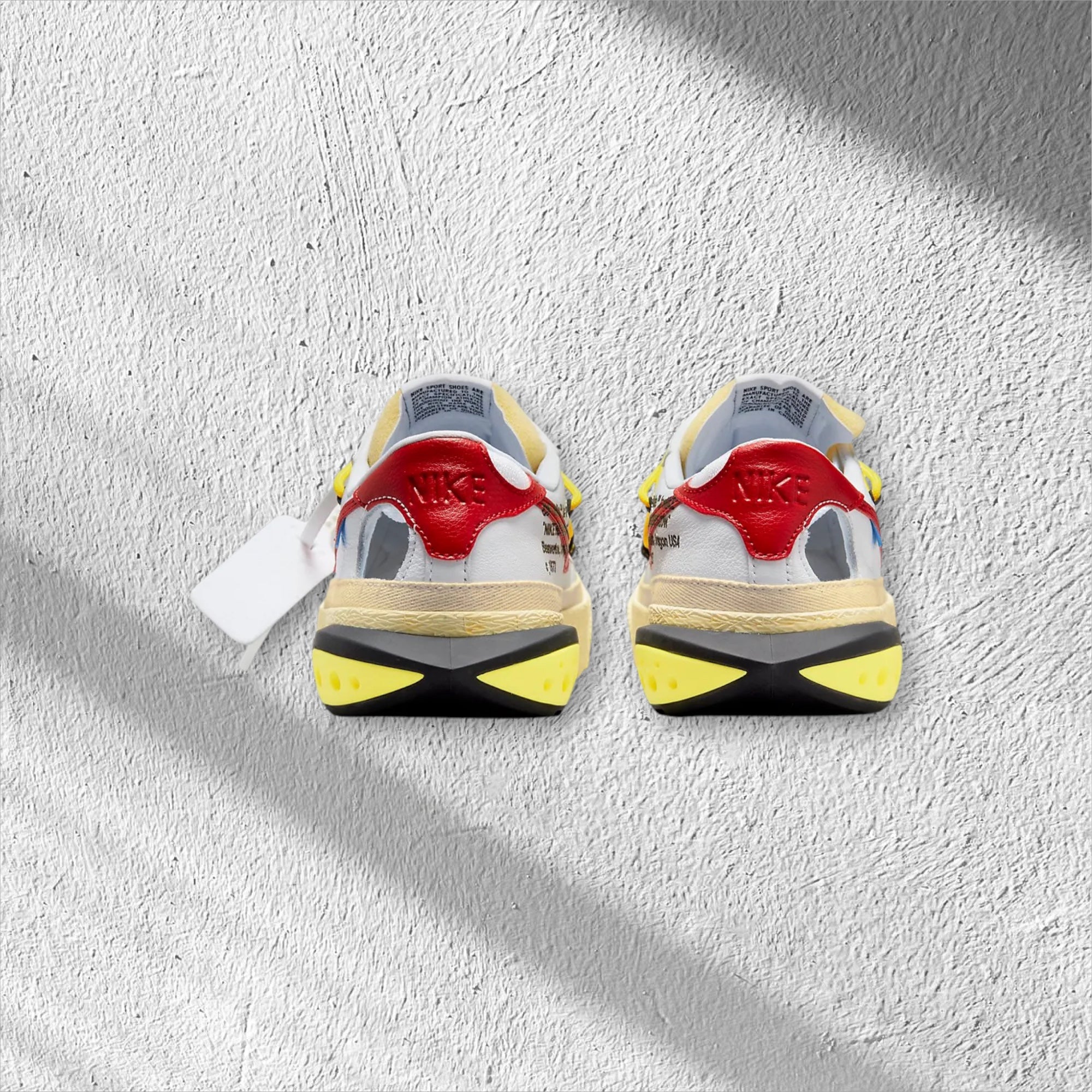 Off-White x Nike Blazer Low 'White/ University Red'