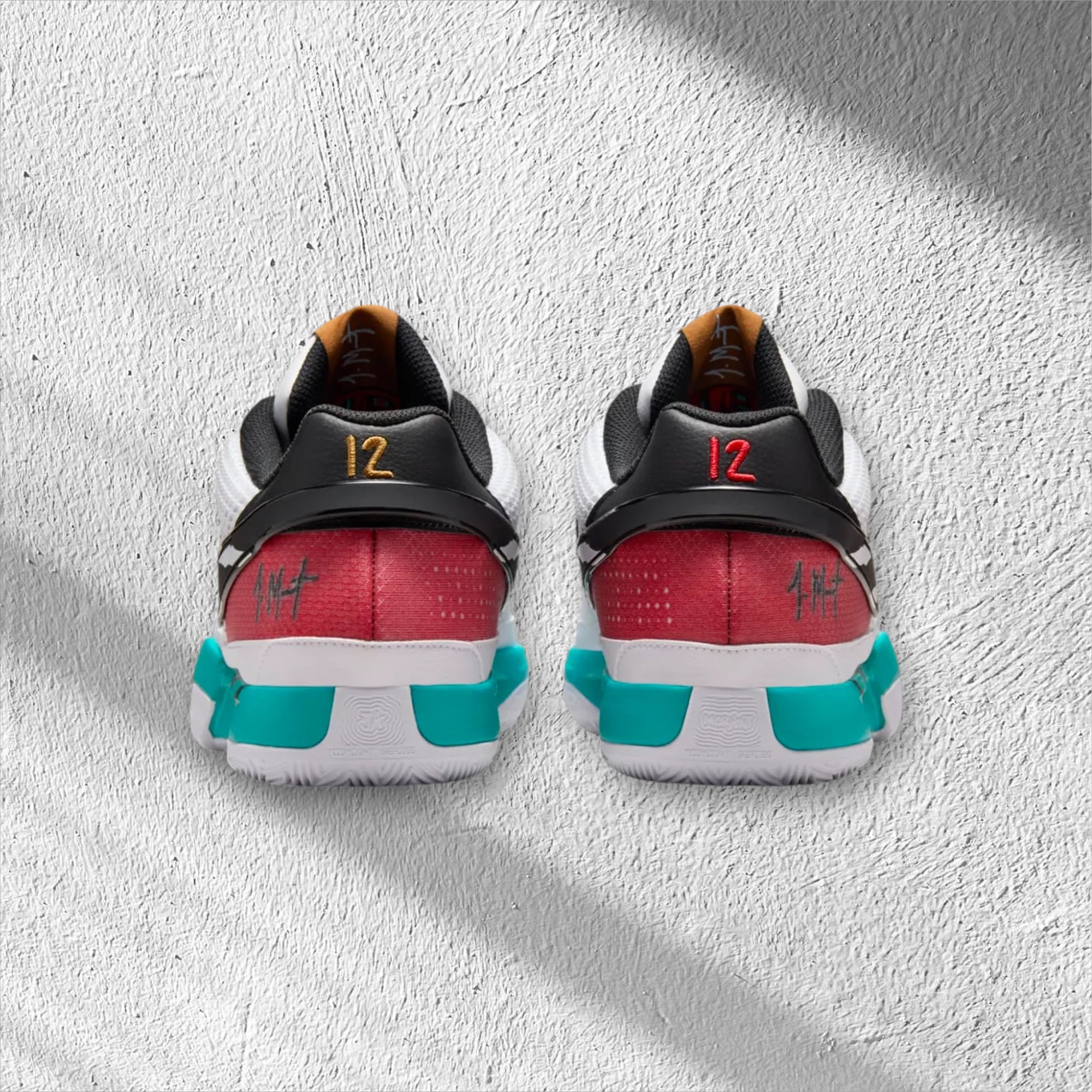 Nike JA 1 'Reverse Scratch'  'White/Turbo Green/Red/Black'