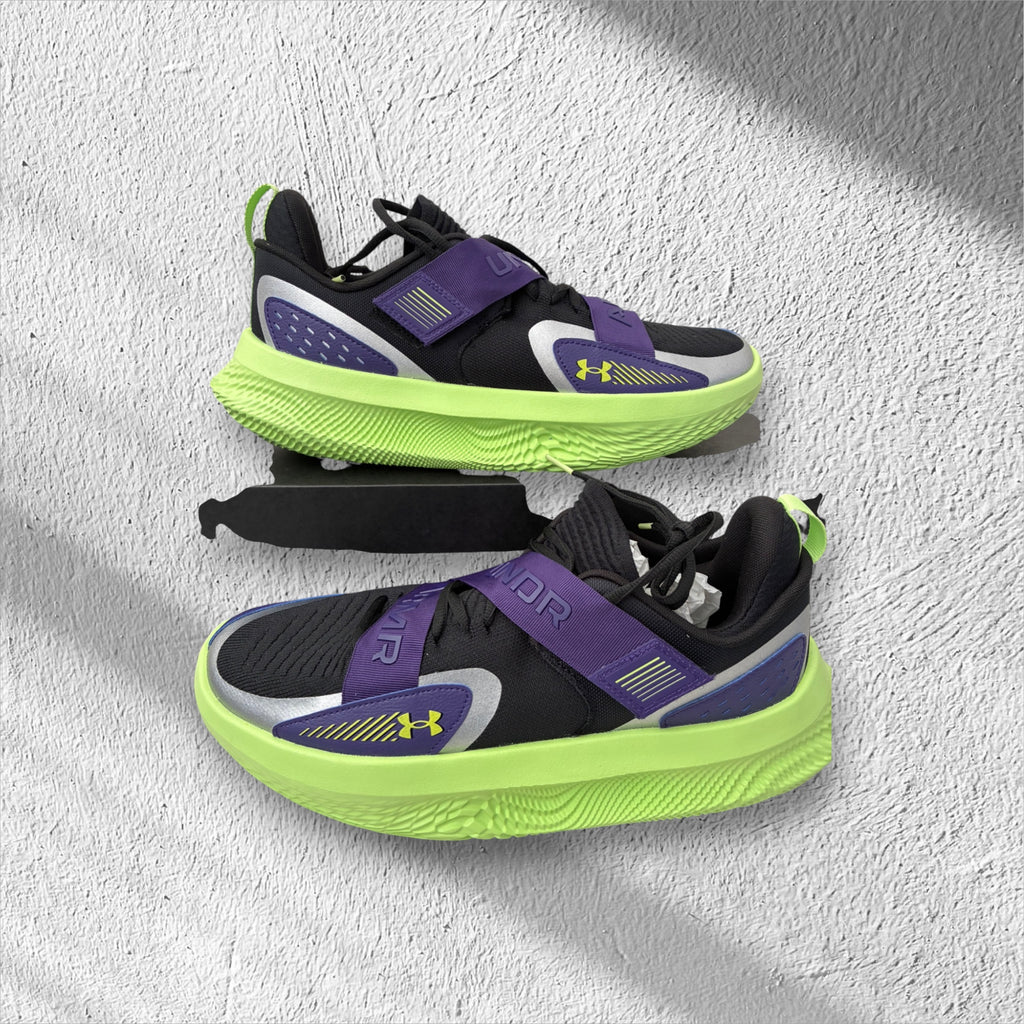 Under Armour Curry 1 UA FLOW FUTR  'Black/Purple/Morph Green'