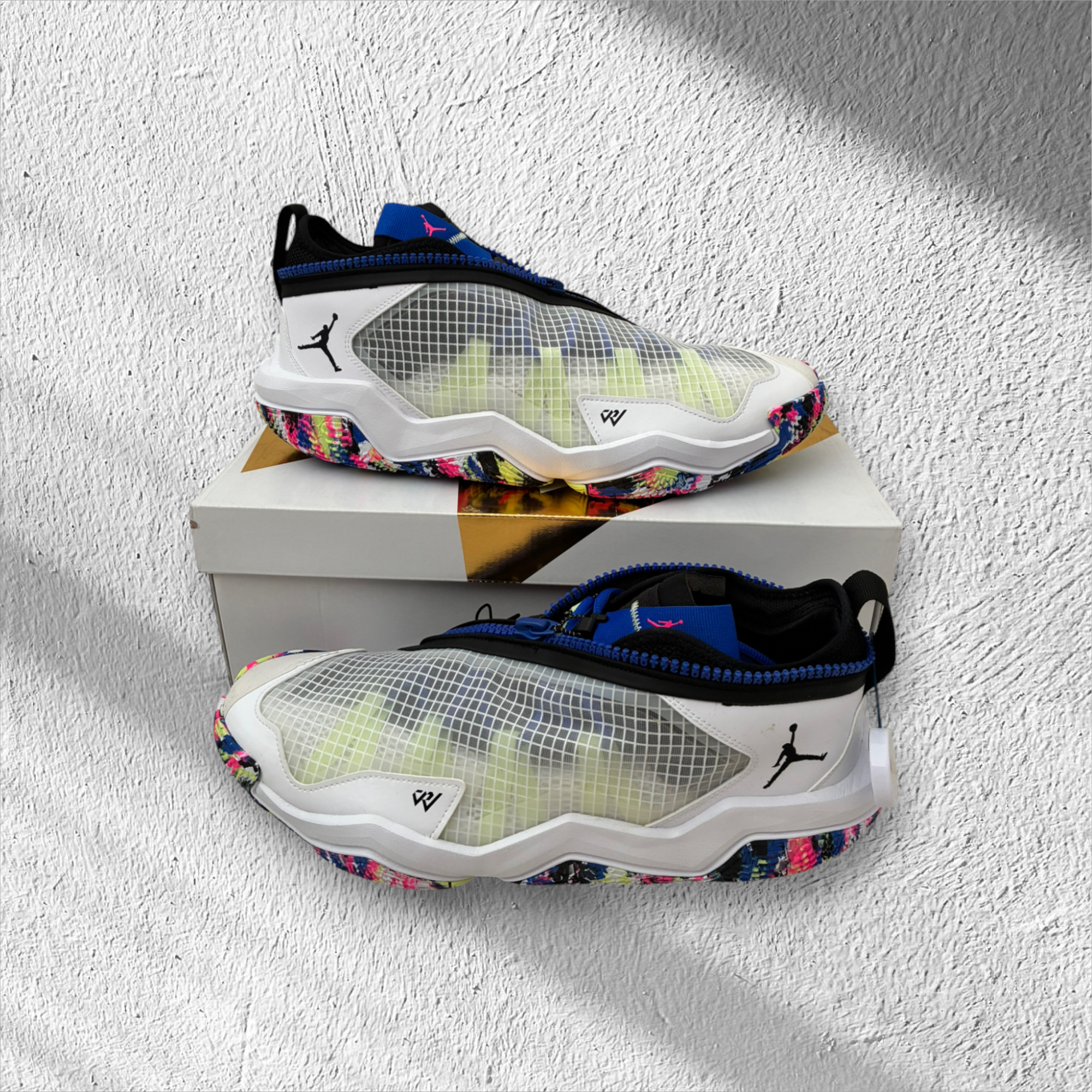 Jordan Why Not Zer0.6 'White, Light Liquid Lime, Pink Blast, Black'