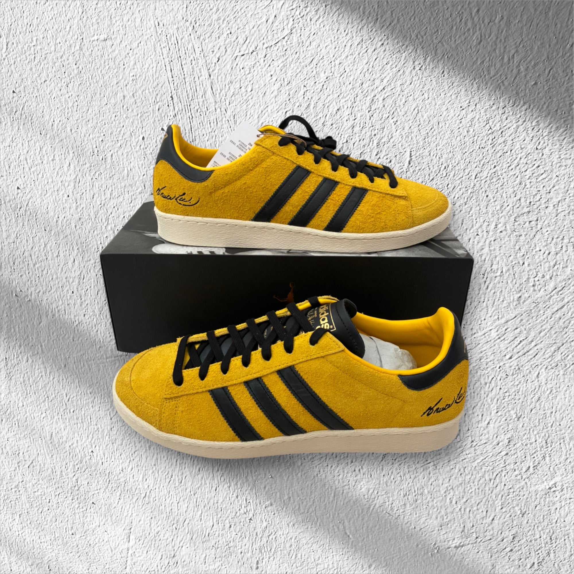 Adidas Jabbar Low x Bruce Lee 'Game of Death''Yellow/Black/Cream'