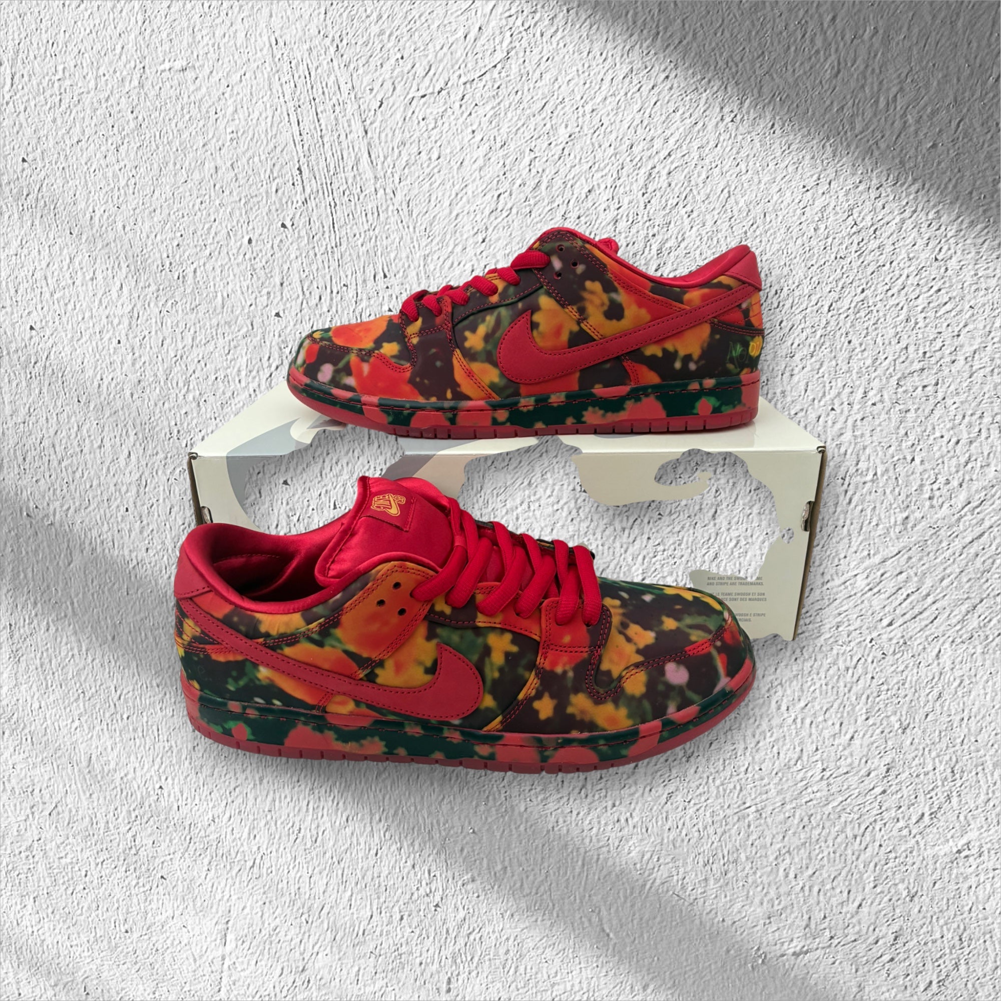 Nike Dunk SB Low 'Wizard of Oz' 'Poppy Field'