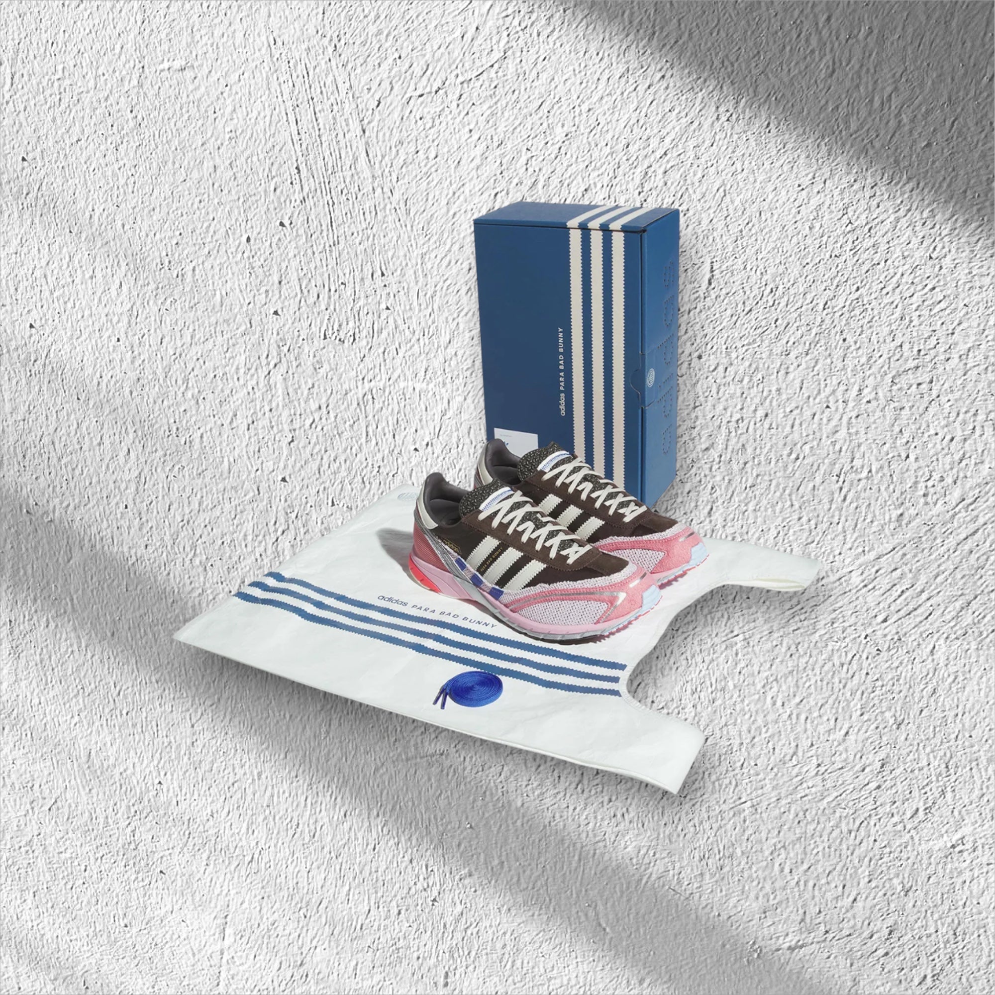 Adidas x Bad Bunny ADZero SL72 'Brown Clear Pink'