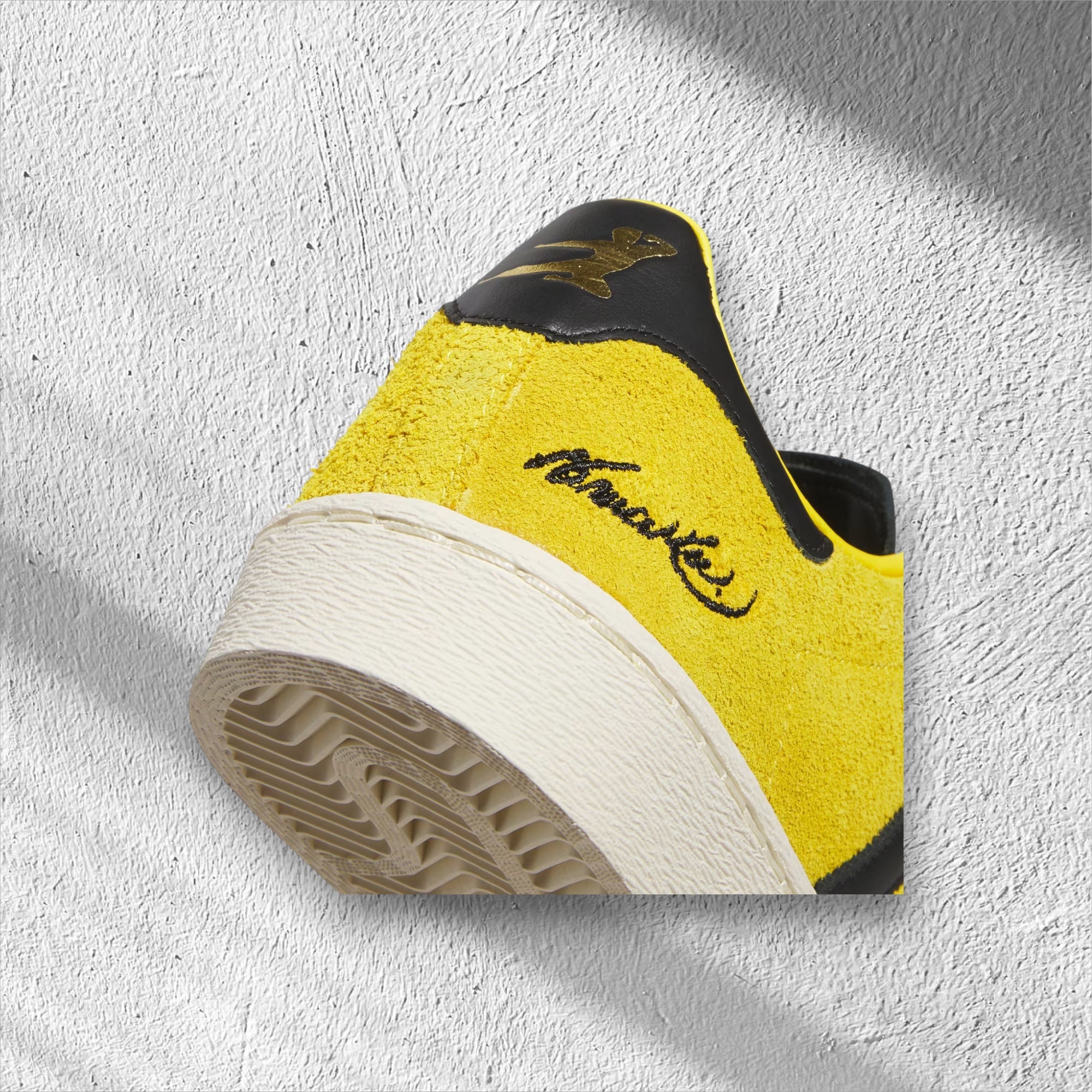 Adidas Jabbar Low x Bruce Lee 'Game of Death''Yellow/Black/Cream'