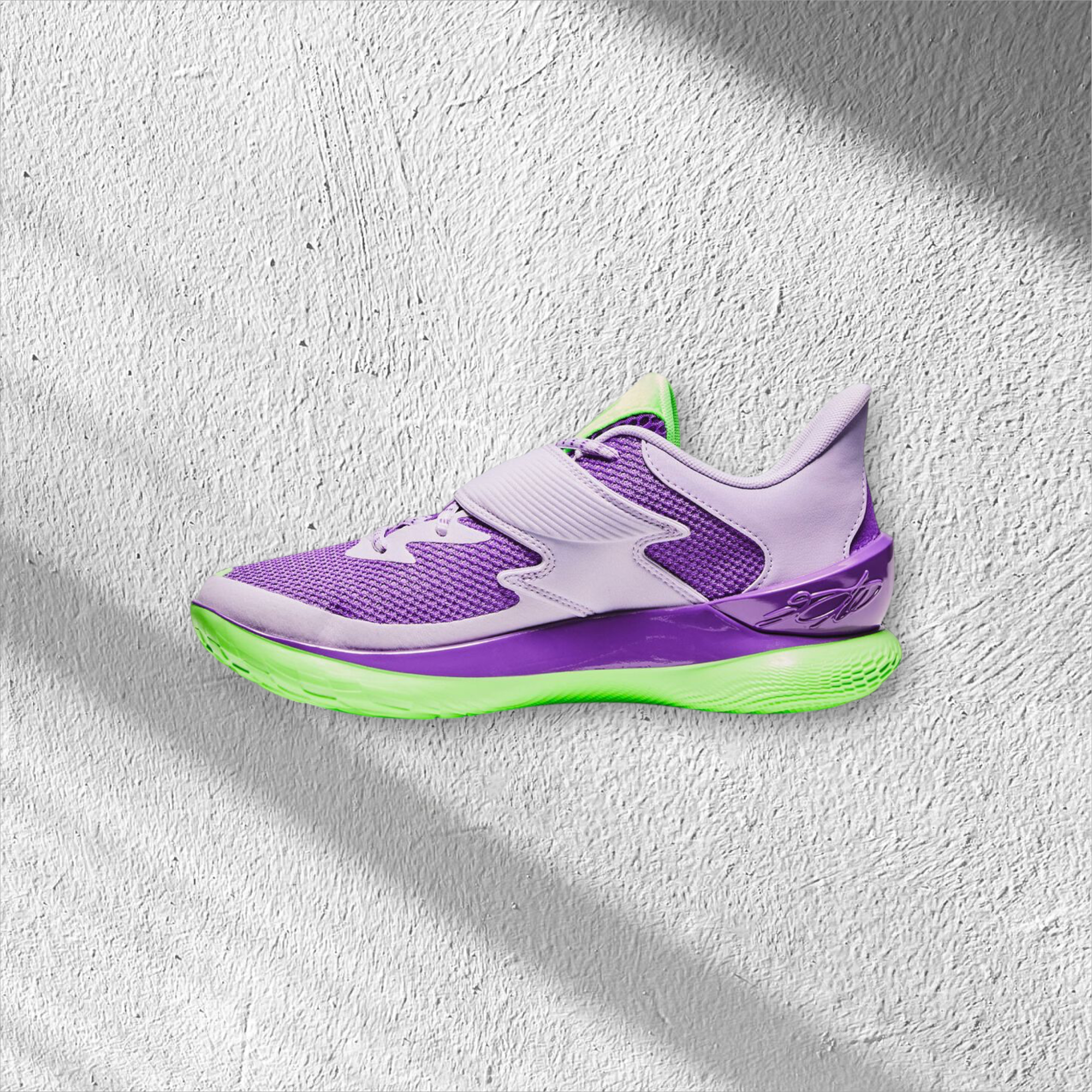 Under Armour Curry Fox 1 'The Beam' 'Purple/Green'