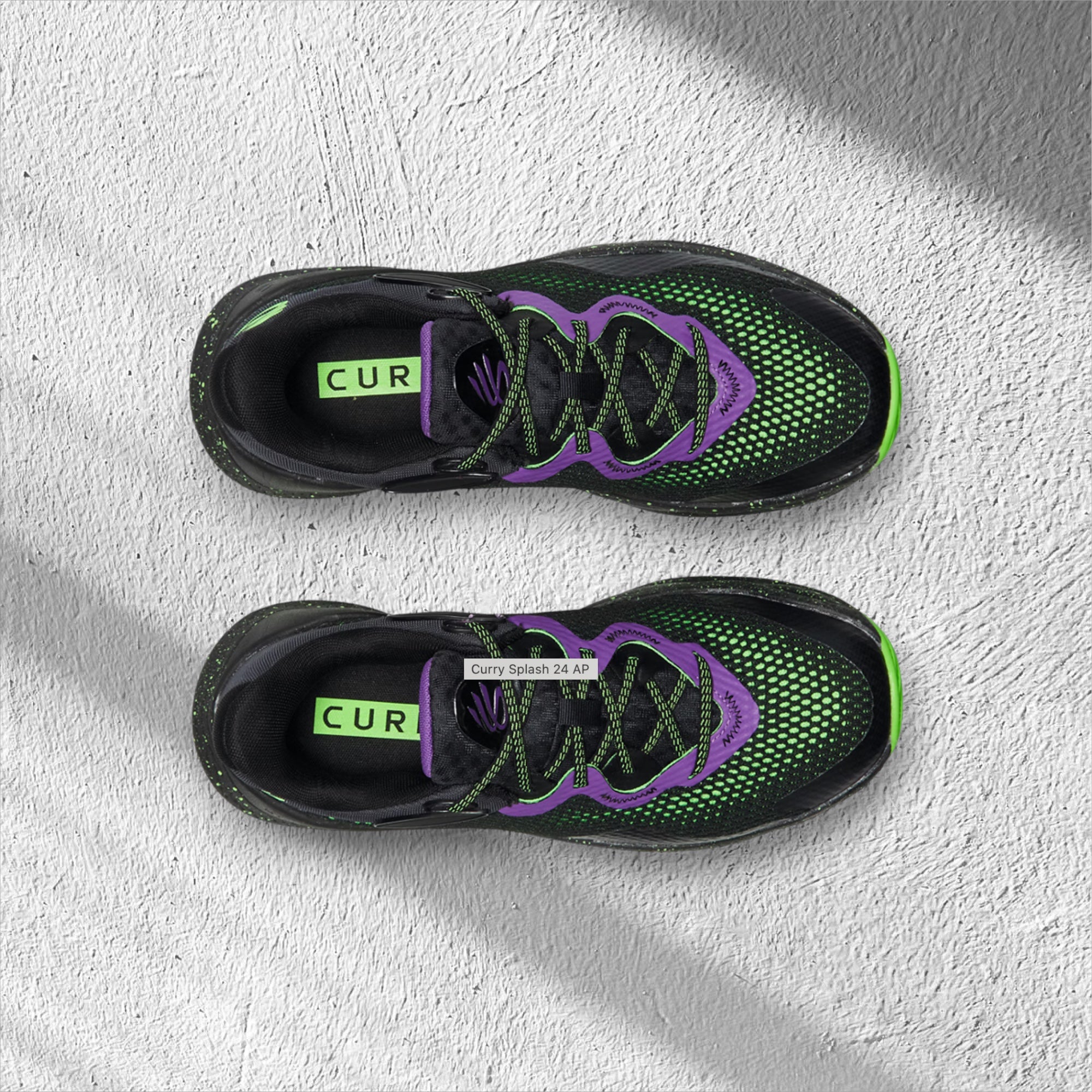 Under Armour Curry Splash 24 AP  'Purple Lavish/Hyper Green'