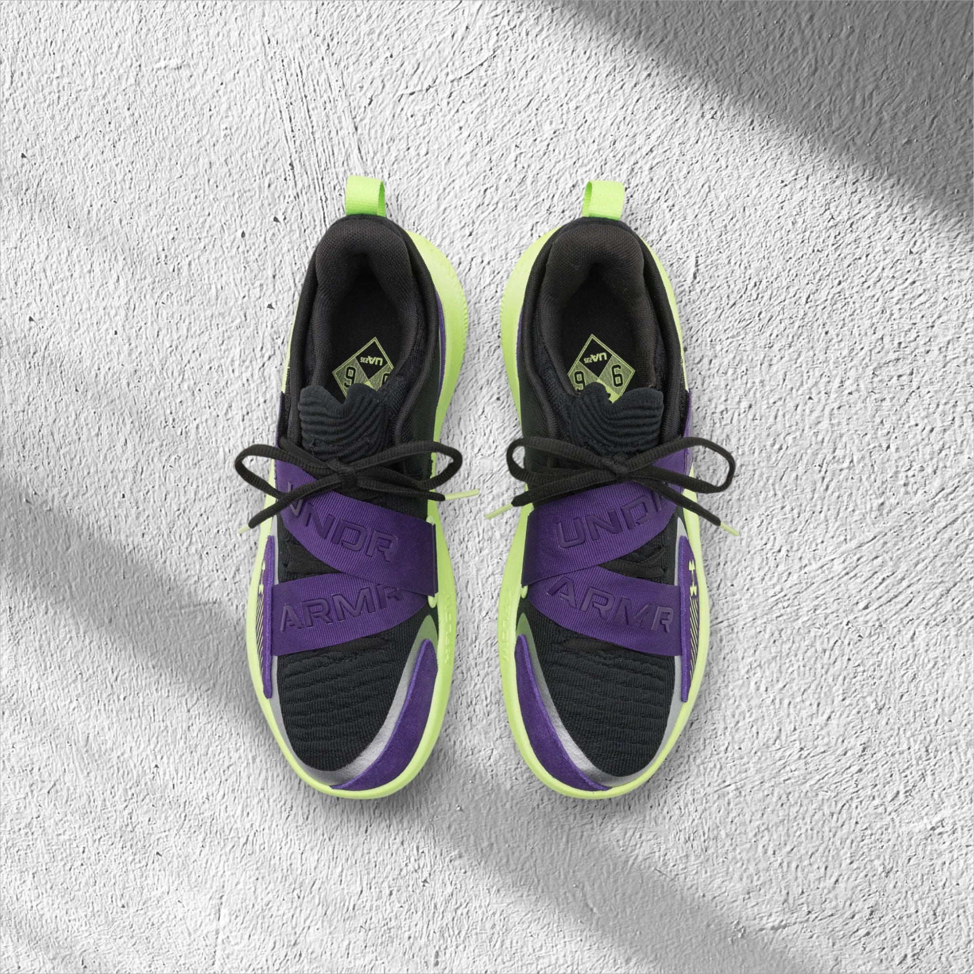 Under Armour Curry 1 UA FLOW FUTR  'Black/Purple/Morph Green'