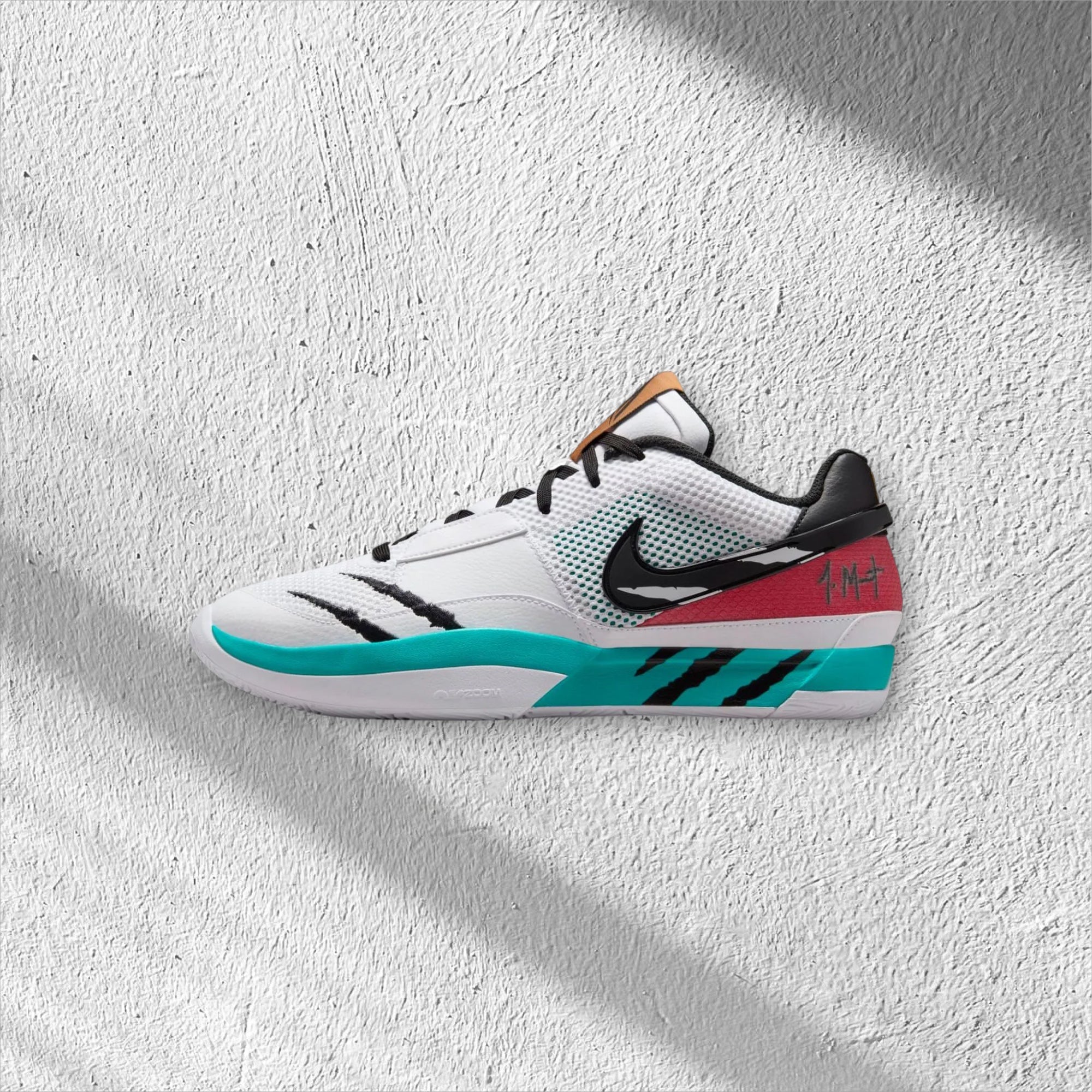 Nike JA 1 'Reverse Scratch'  'White/Turbo Green/Red/Black'
