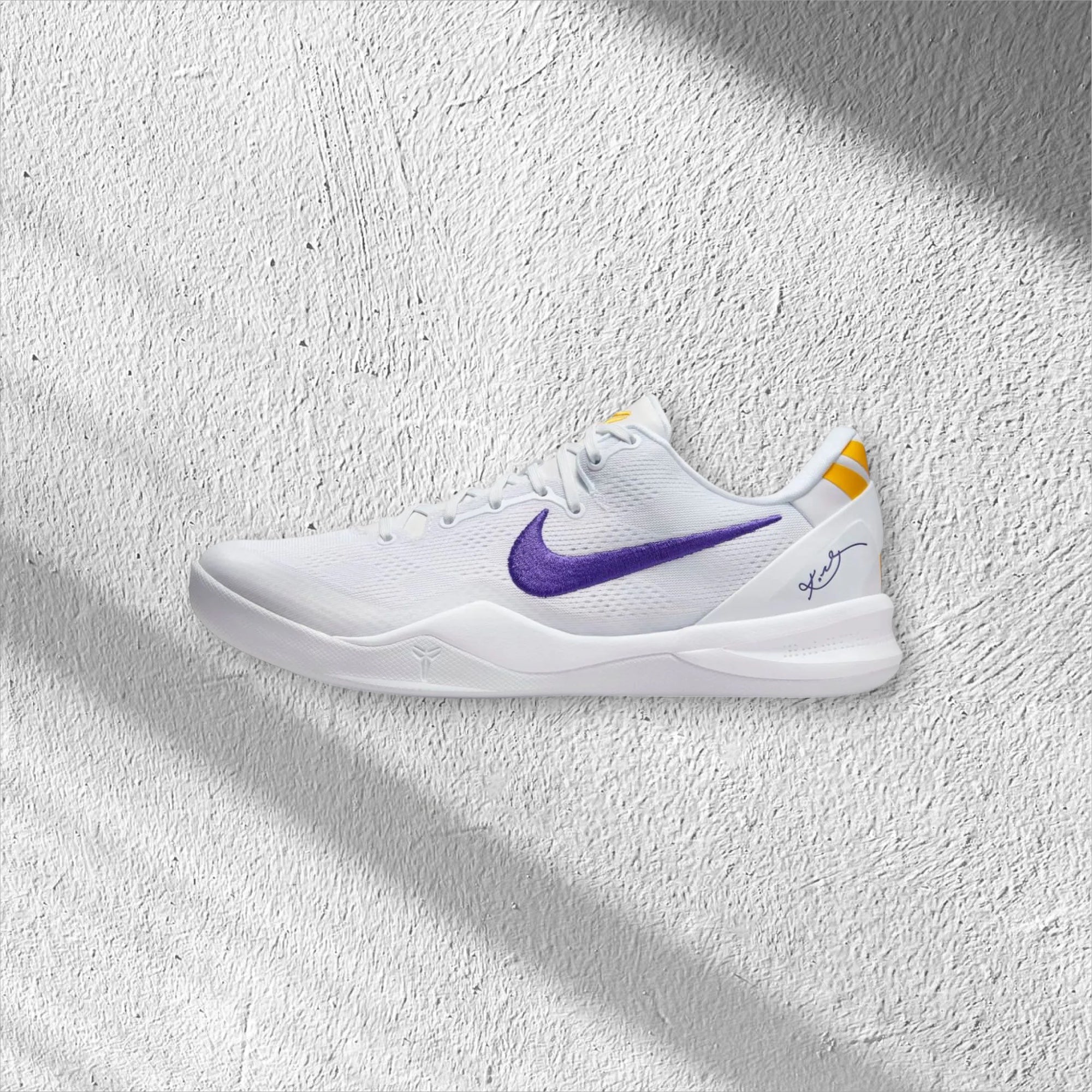 Kobe 8 Protro 'Lakers Home'  'White/Court Purple/University Gold'